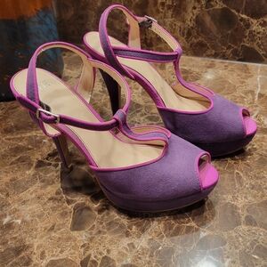 Elegant Purple Women's Heels